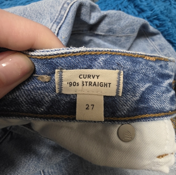 Madewell The Curvy 90s Straight Jean Size 27 NWT Womens - Picture 8 of 13